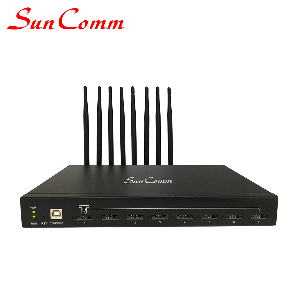 4G LTE VoIP Terminal / 4G VoIP Gateway 8 SIM for 4G – VoIP connection, Call Center device, VoLTE